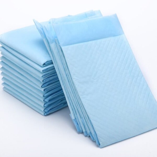 blue incontinence bed pads