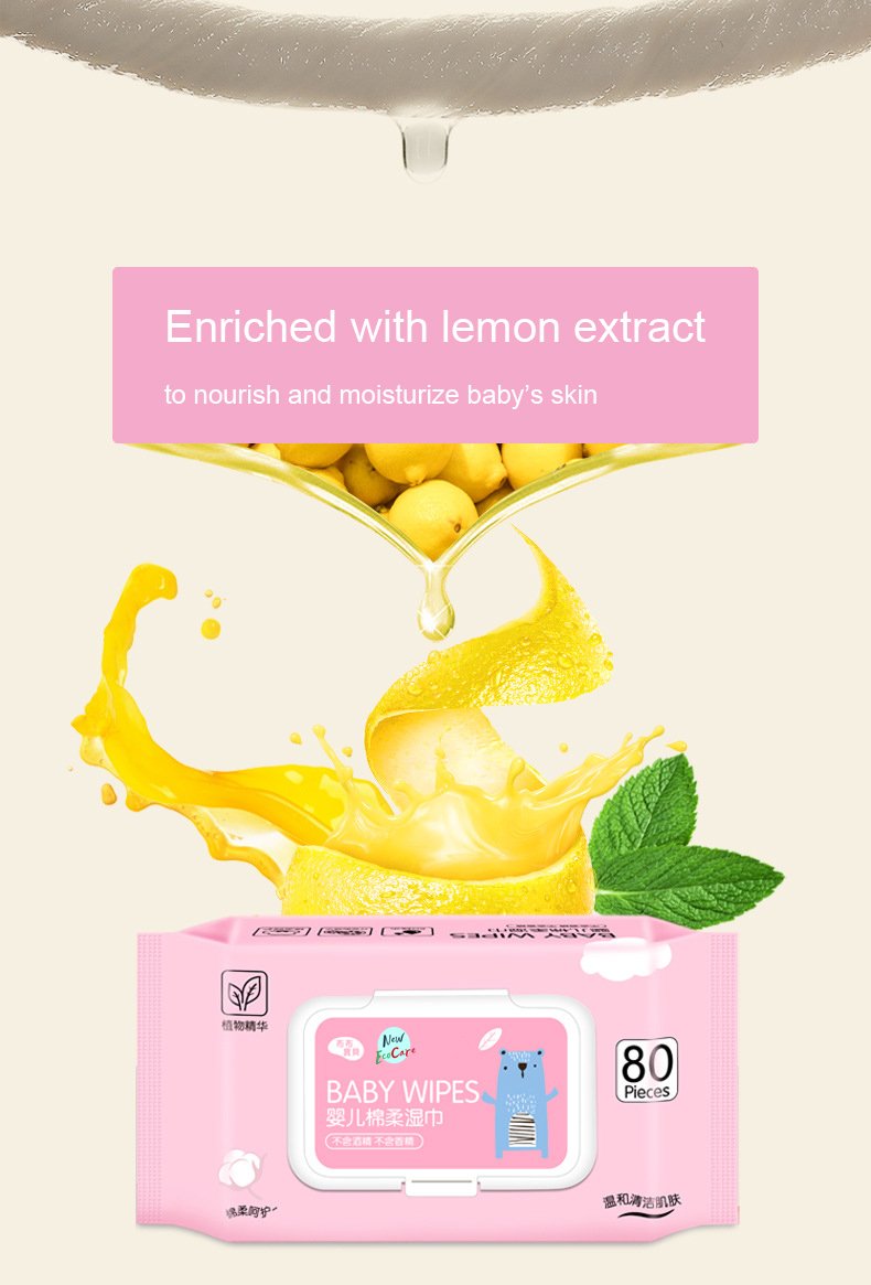 Wet Wipes Lemon