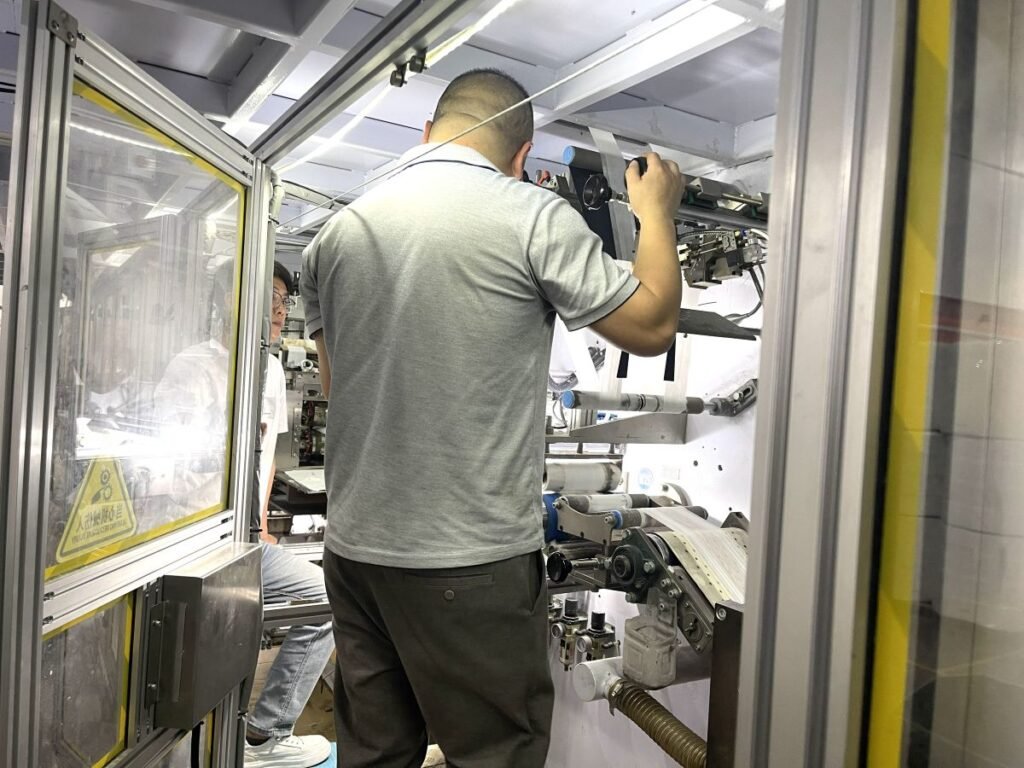 OEM manufacturing process for disposable hygiene products